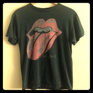 Black Brandy Melville “Rolling Stones” T-Shirt